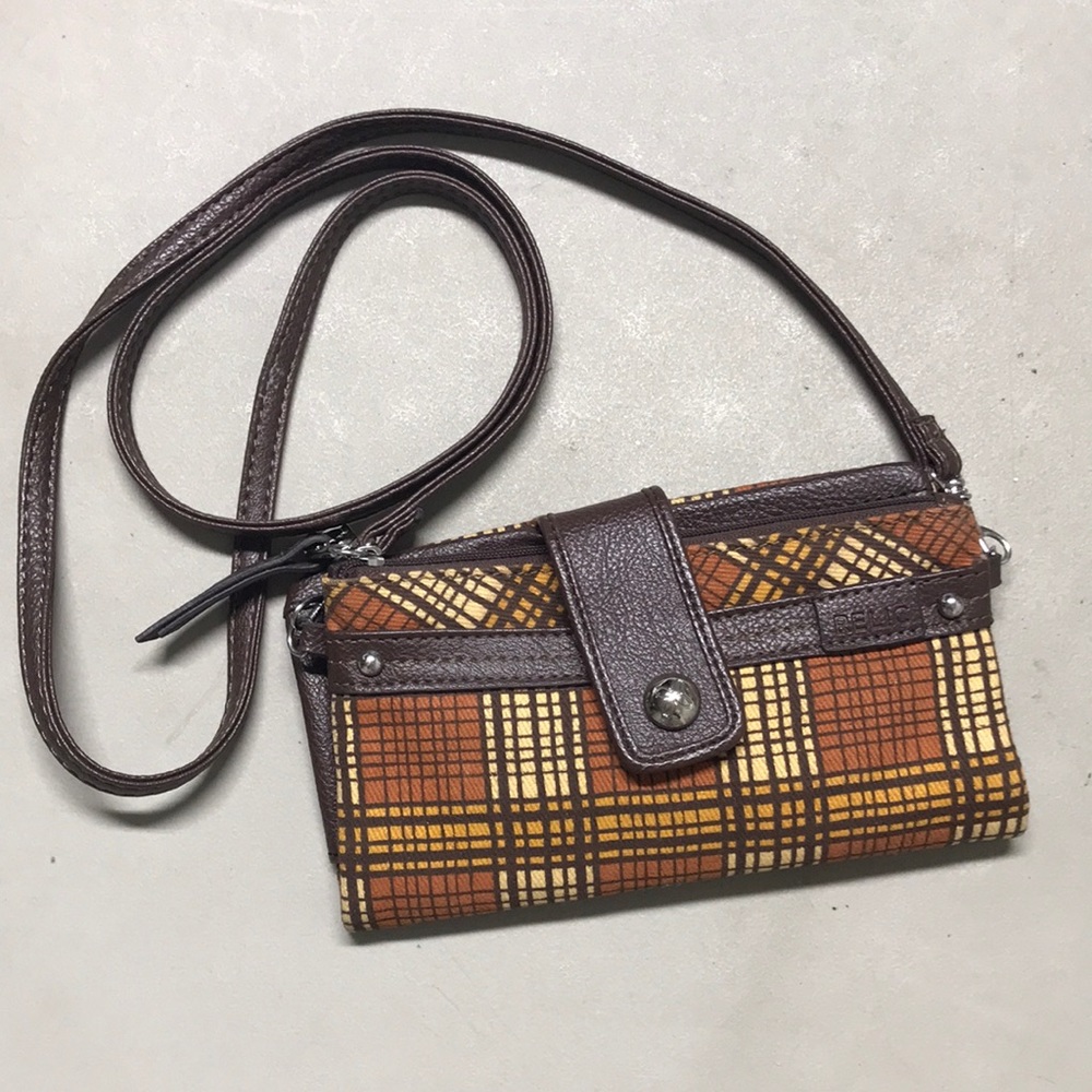 Relic Plaid Crossbody Wallet / Mini Bag